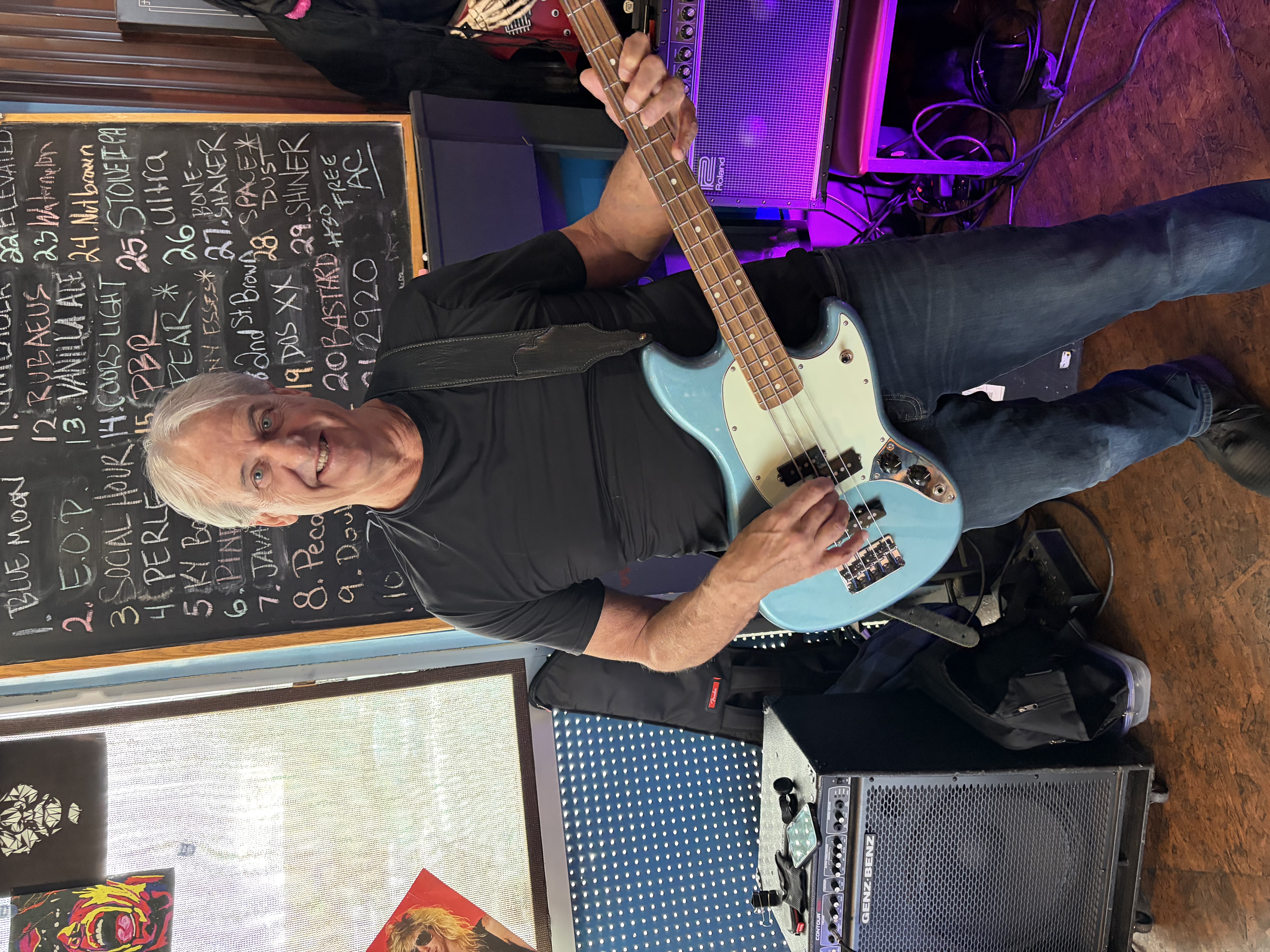Resonance guitarist performing